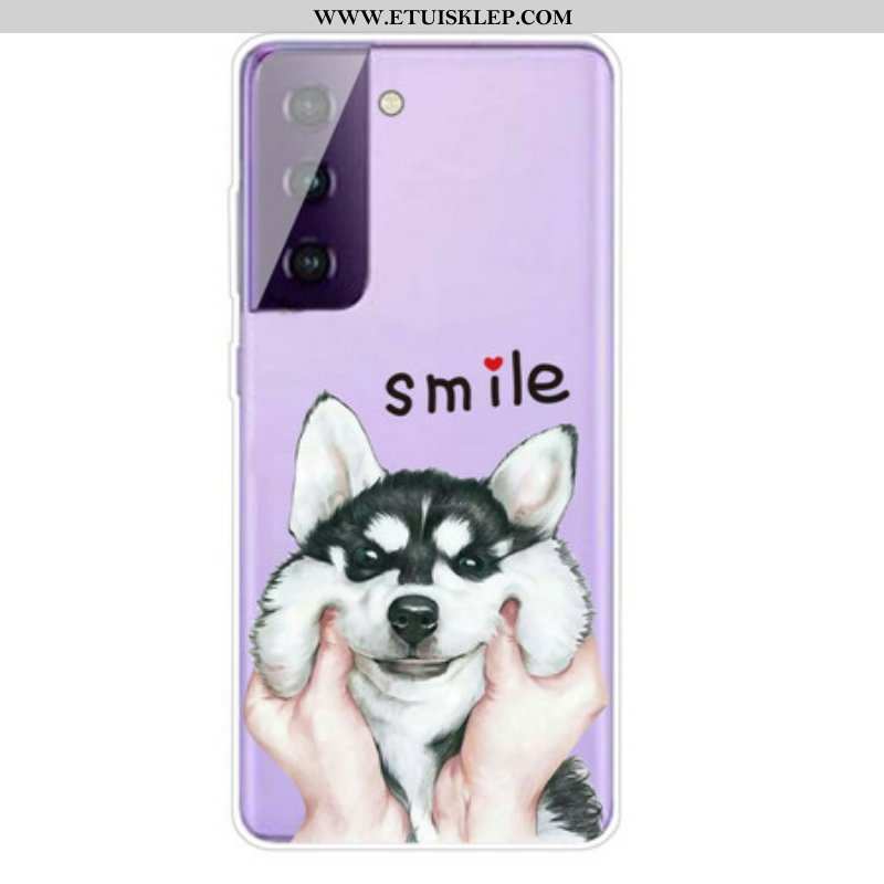 Etui do Samsung Galaxy S21 5G Uśmiechnięty Pies